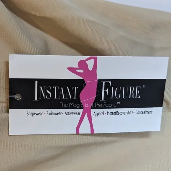 NWT InstantFigure Women Firm Compression Shaping and Slimming Cami Slip Dress XL