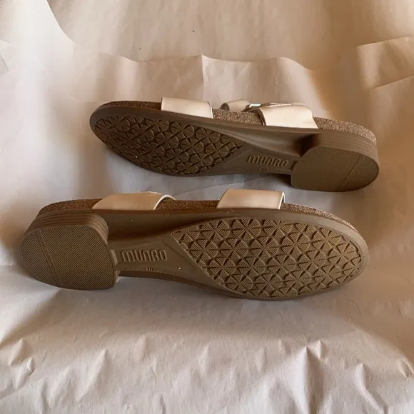 NWT Munro Jody Slide Sandals in Alloy Nubuck Size 11 N