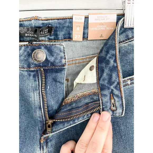 NWT | PrAna | Sienna Jean | True Blue Wash | Sz 4 R