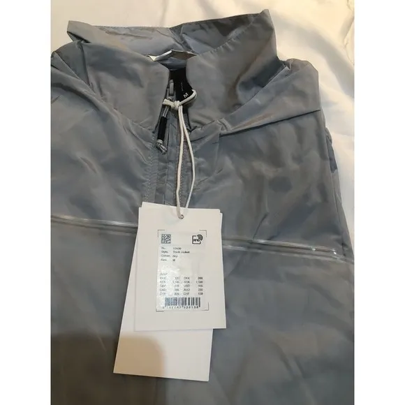NWT RAINS Track Jacket Size Small Blue Sky $155 MSRP Style 18900