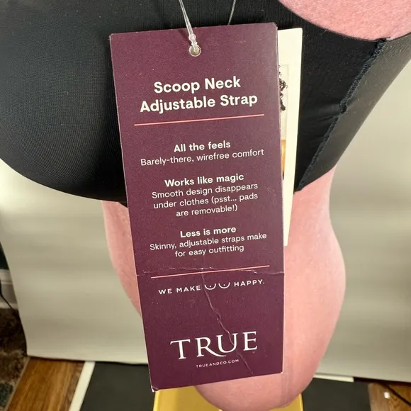 NWT True Scoop Neck Bralette