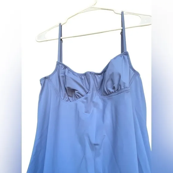 NWT WEWOREWHAT RUCHED CUP SPAGHETTI STRAP MIDI SLIP DRESS