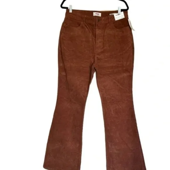 NWT WRANGLER® WOMEN'S CORDUROY HIGH RISE FIERCE FLARE JEAN