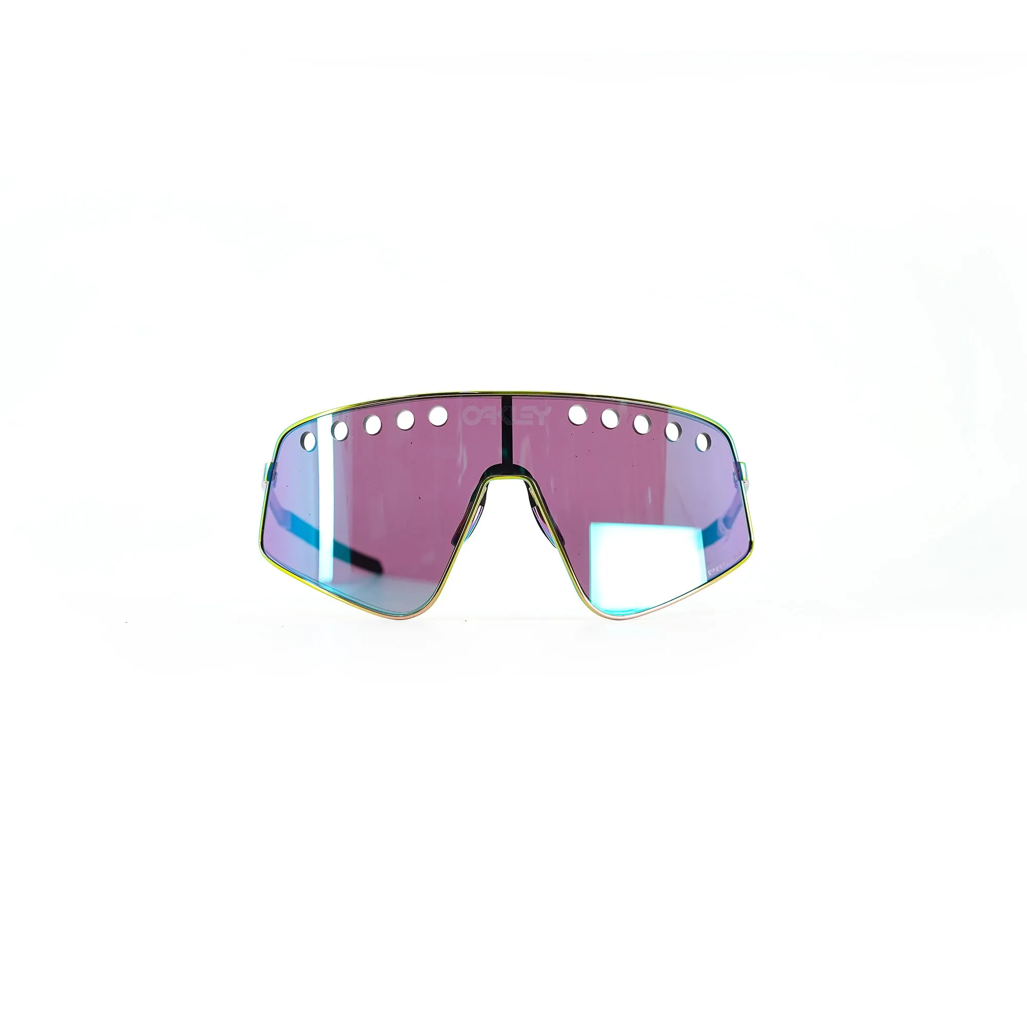 Oakley Sutro Ti Sweep Sunglasses - Polished Oil Slick (Prizm Road Jade Lens)