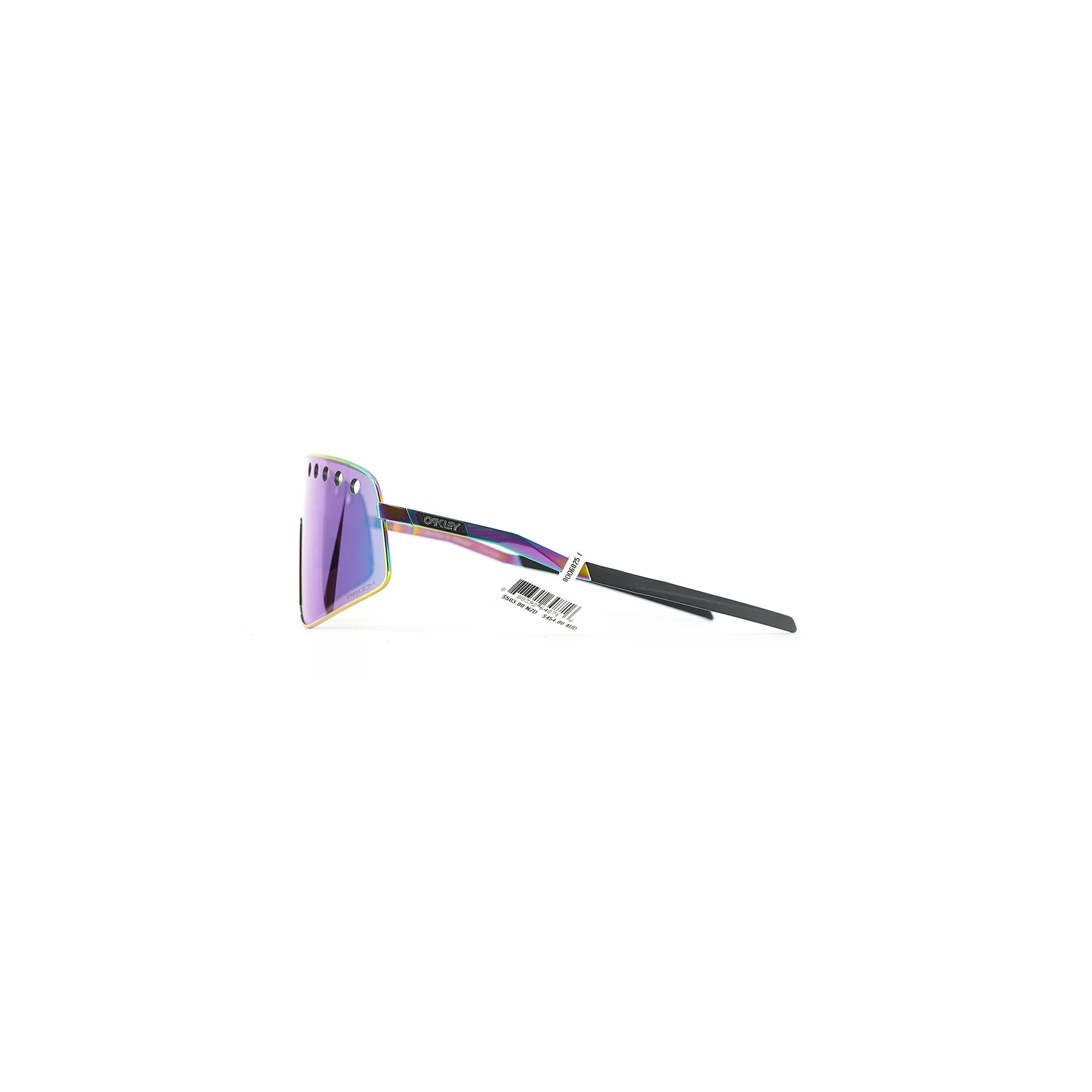 Oakley Sutro Ti Sweep Sunglasses - Polished Oil Slick (Prizm Road Jade Lens)