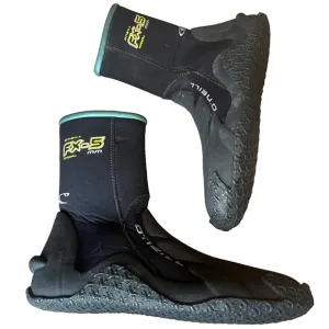 O'Neill FX-5 Firewall 5mm Dive Surfing Zipper Neoprene Black Booties Mens 10