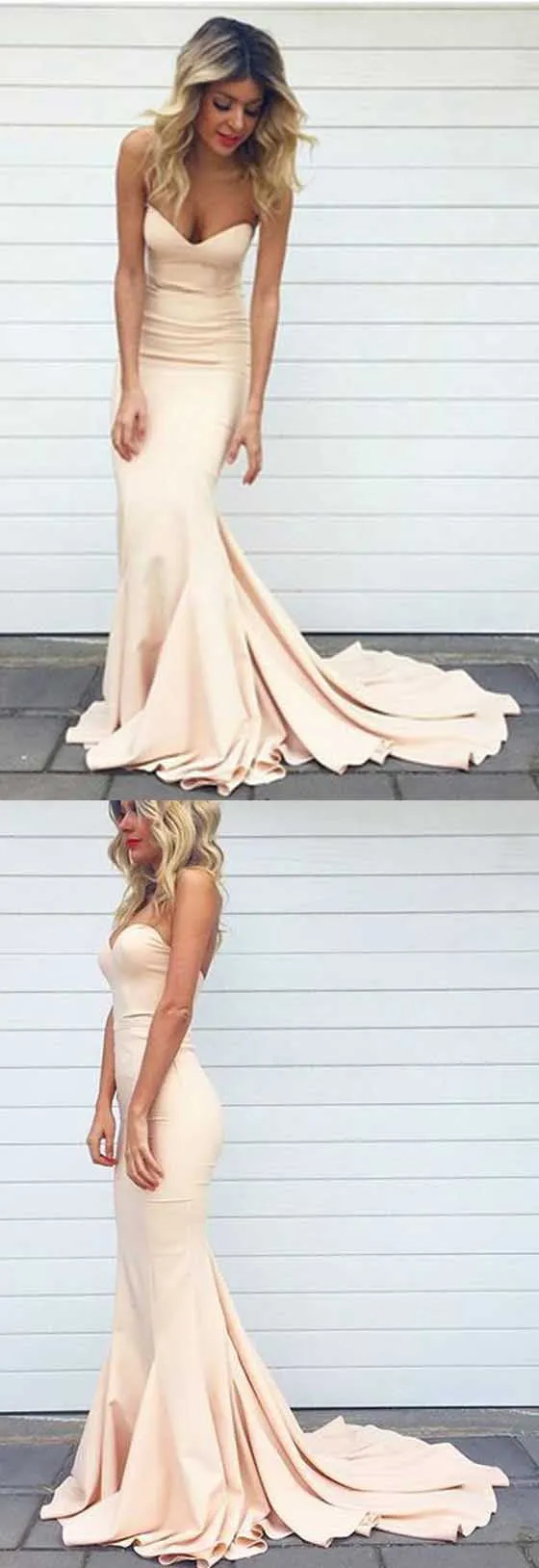 Online Simple Sweet Heart Mermaid Sexy Junior Cheap Long Occasion Dress for Wedding Party Prom, WG99