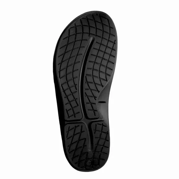 OOFOS OOahh Slide Men Size 12 Women 14 Black Lightweight Recovery Footwear