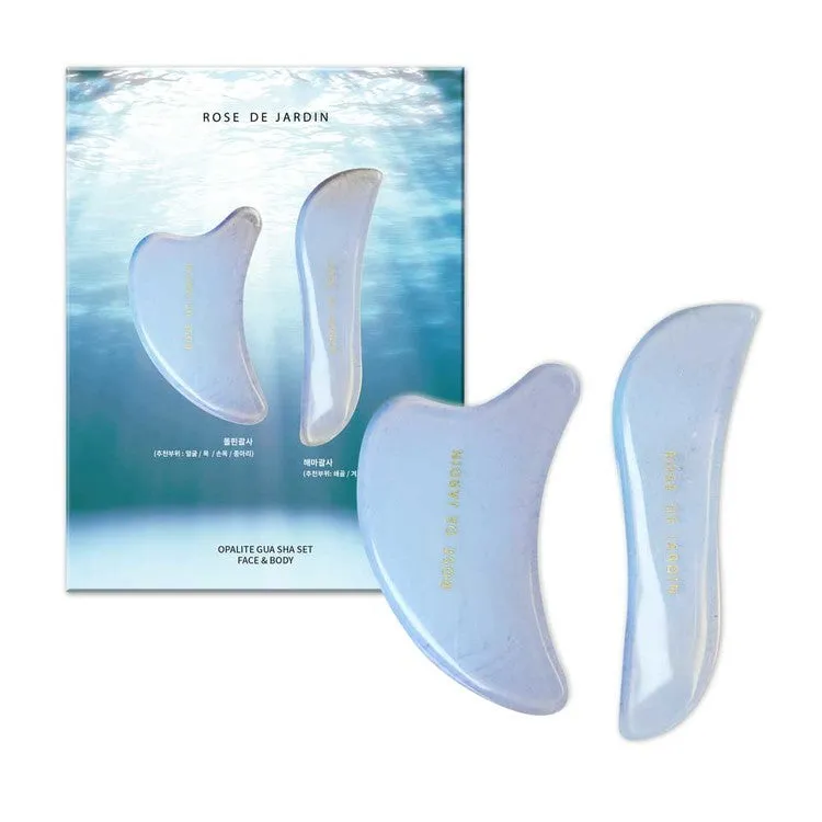 Opalite Ocean Guasha Set