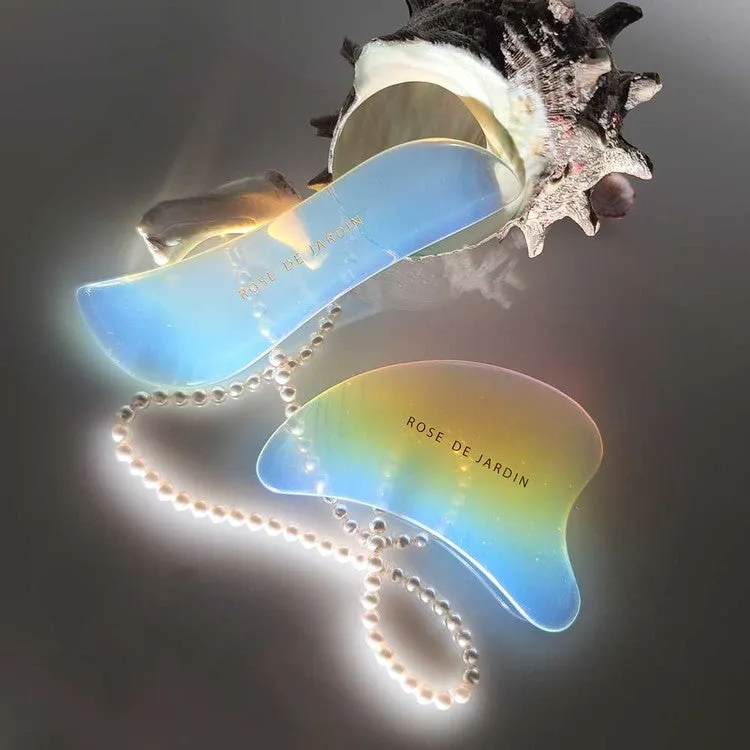 Opalite Ocean Guasha Set