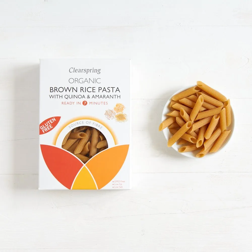 Organic Gluten Free Brown Rice Pasta with Quinoa & Amaranth (8 Pack)