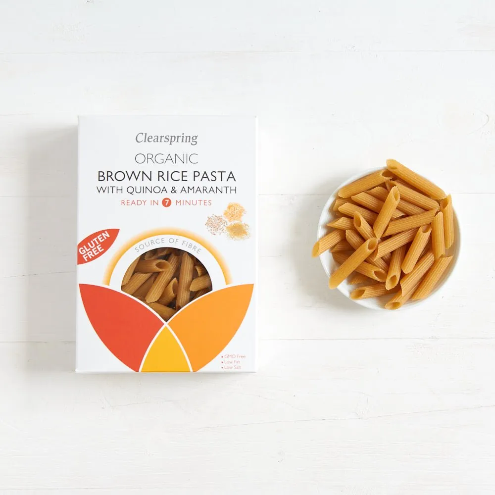 Organic Gluten Free Brown Rice Pasta with Quinoa & Amaranth