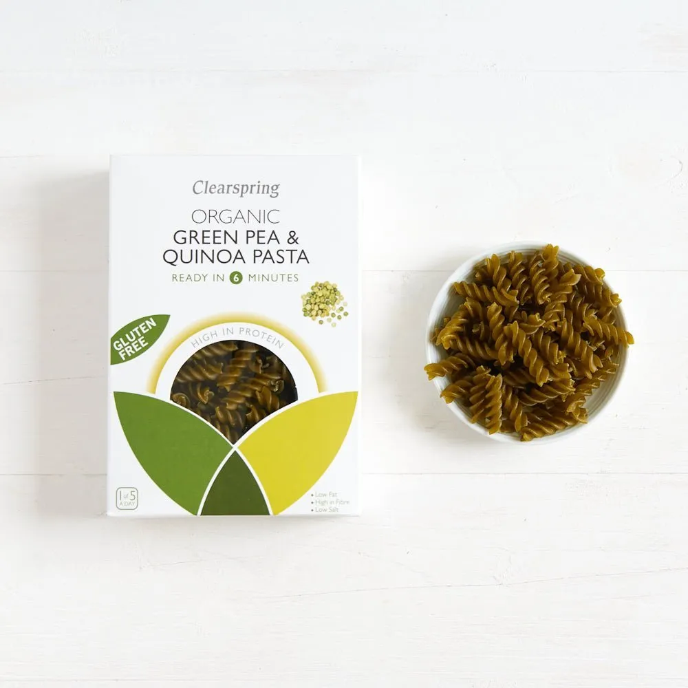 Organic Gluten Free Green Pea & Quinoa Pasta (8 Pack)