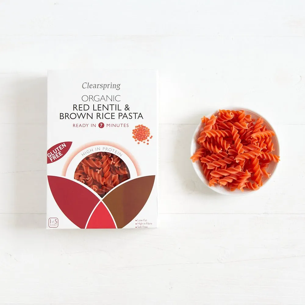 Organic Gluten Free Red Lentil & Brown Rice Pasta