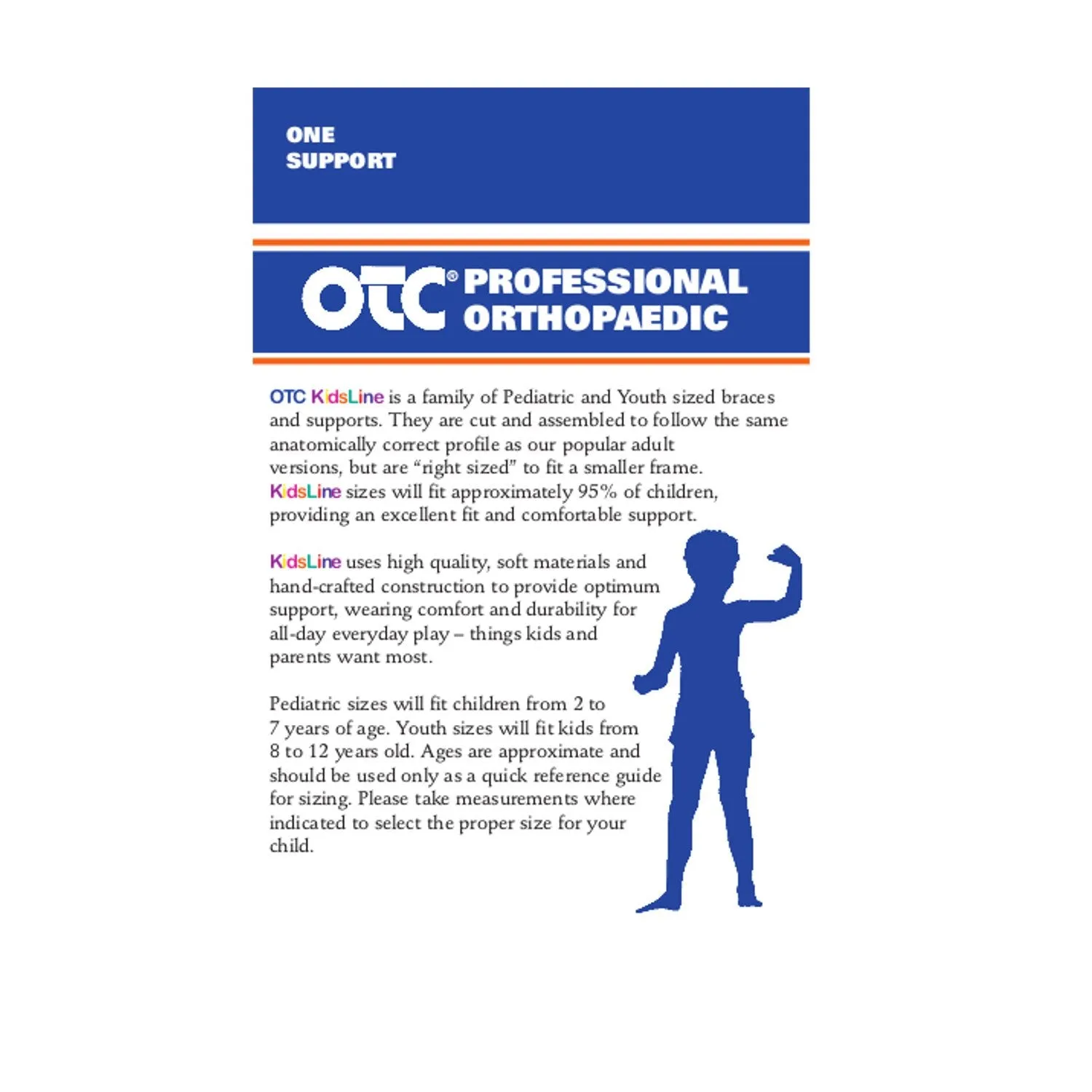 OTC KNEE SLV KIDS OPEN PAT - 0316