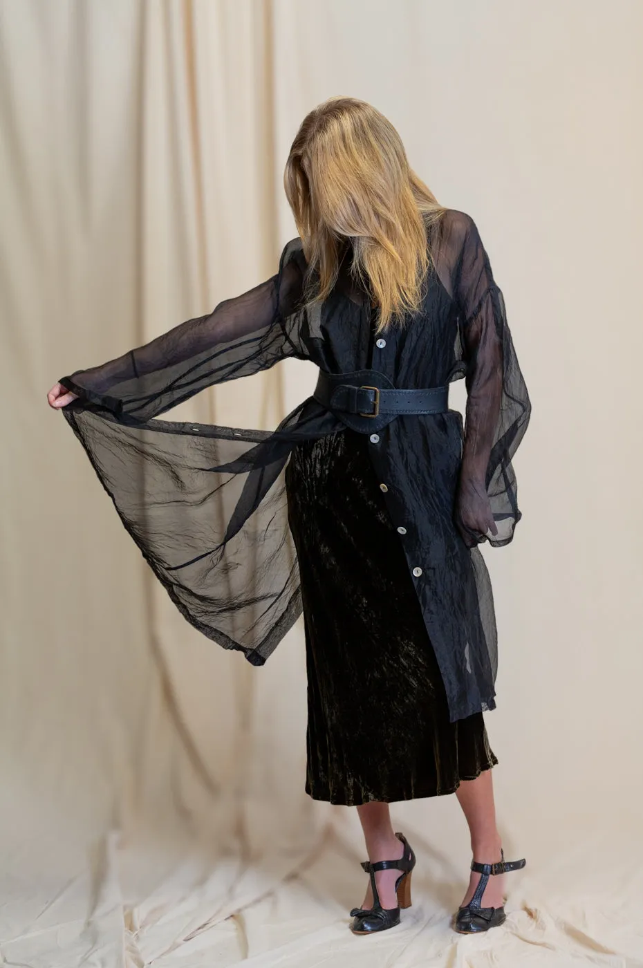 Otomo Velvet Silk Slip Chocolate