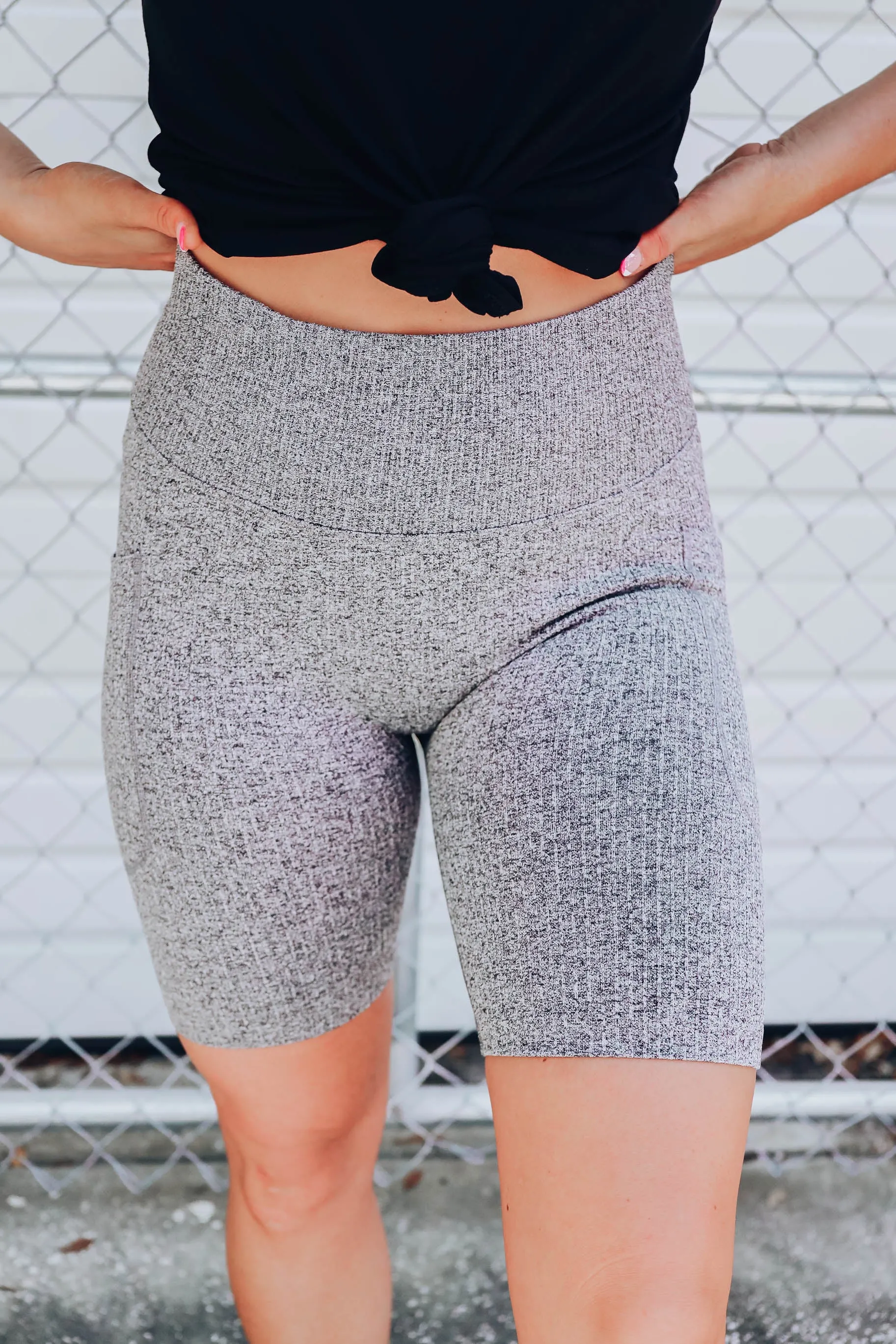 Palisade Seamless Ribbed Biker Shorts