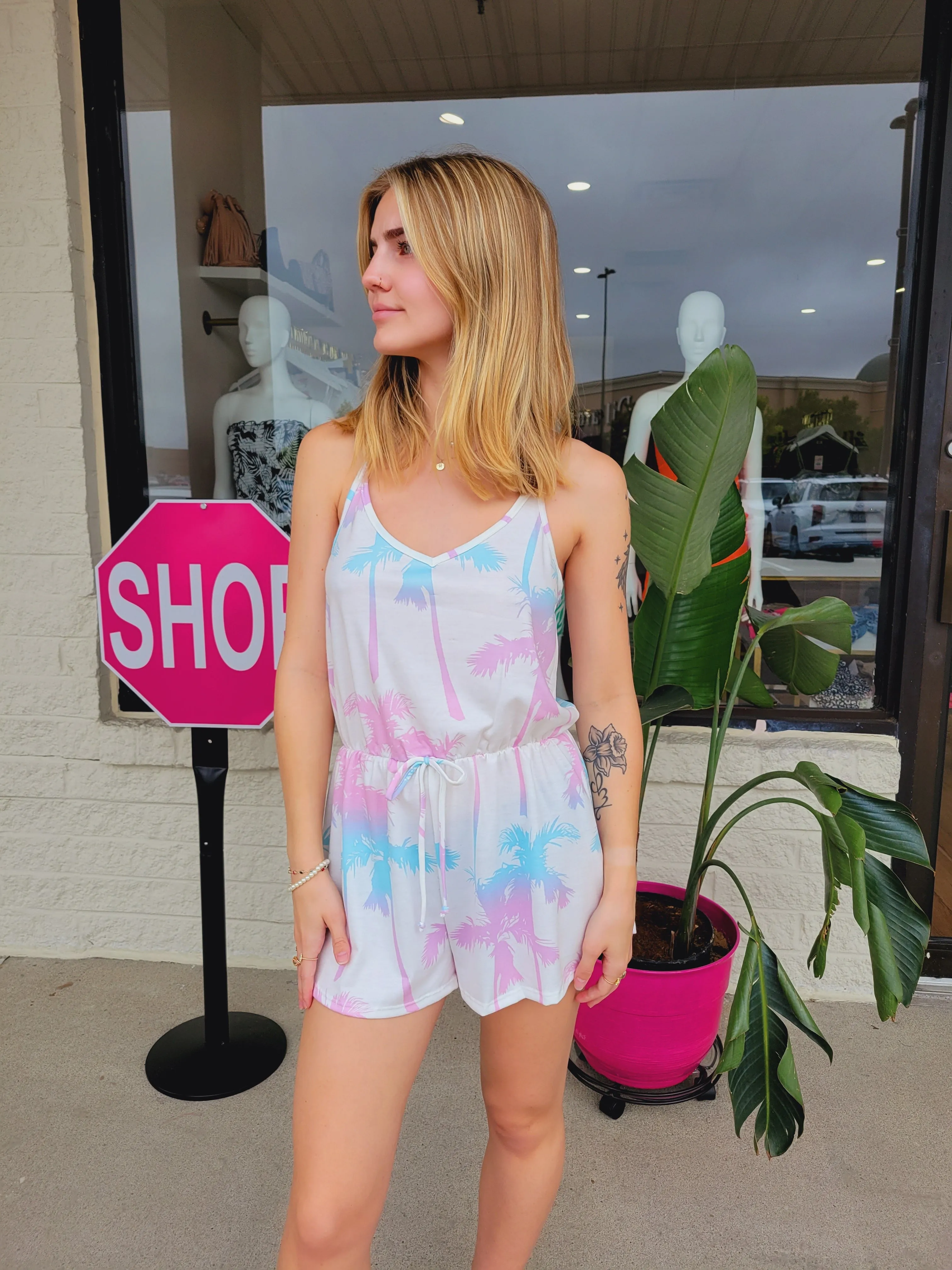 Palm Hues Romper