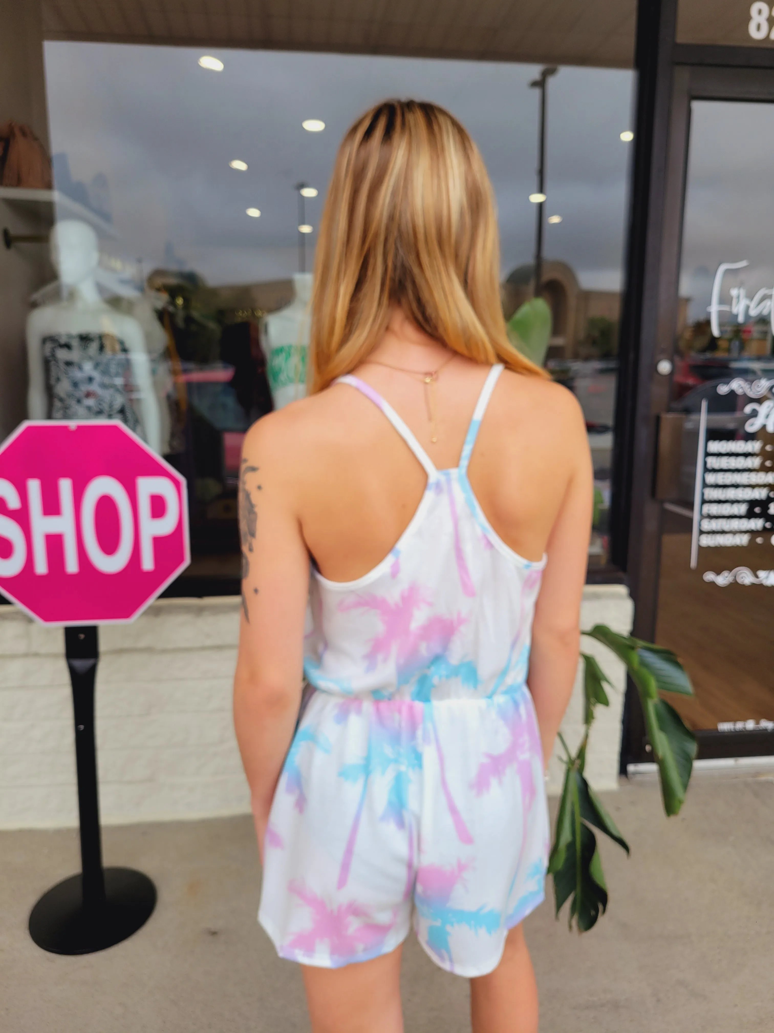 Palm Hues Romper