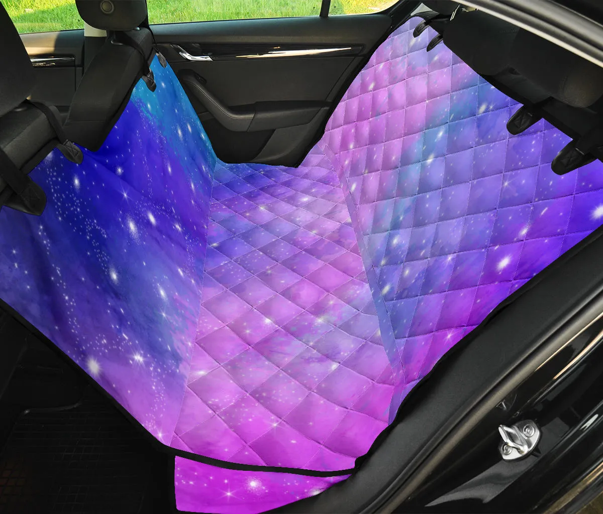 Pastel Galaxy Car Pet Seat Cover Back Seat Auto Protector