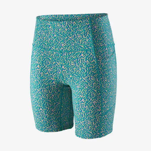 Patagonia - W's Maipo Shorts - 8 in. - Sea Texture: Subtidal Blue