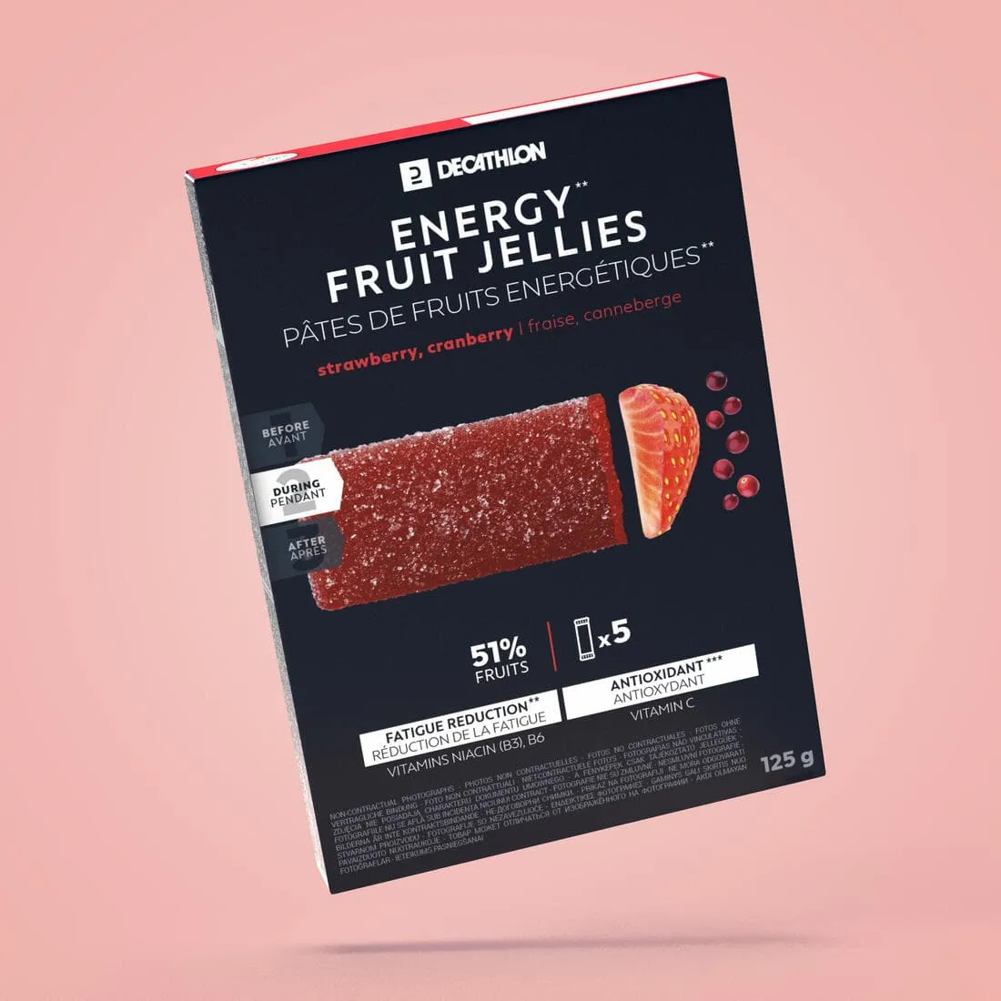 Pate de fruits énergétique poire 5x25g
