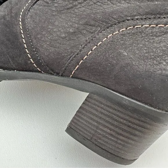 Paul Green Black Genuine Leather with Adjustable Wide Calf. Made in Austria