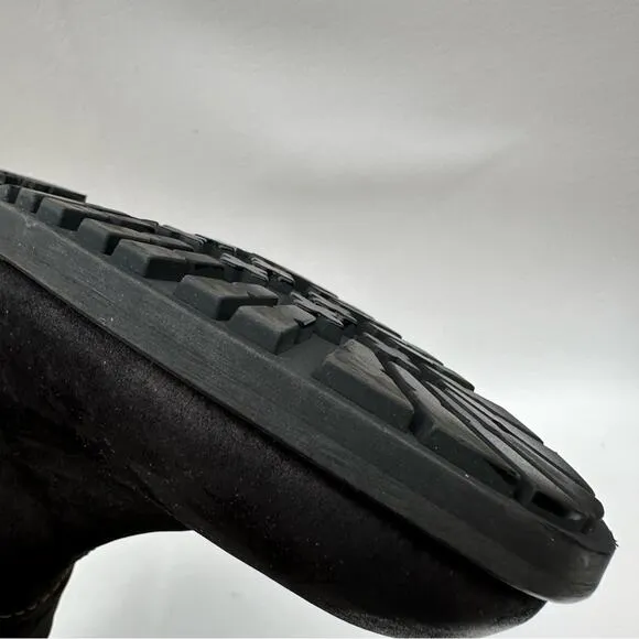 Paul Green Black Genuine Leather with Adjustable Wide Calf. Made in Austria