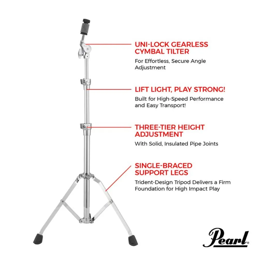 Pearl C-930S Straight Cymbal Stand - Single Braced