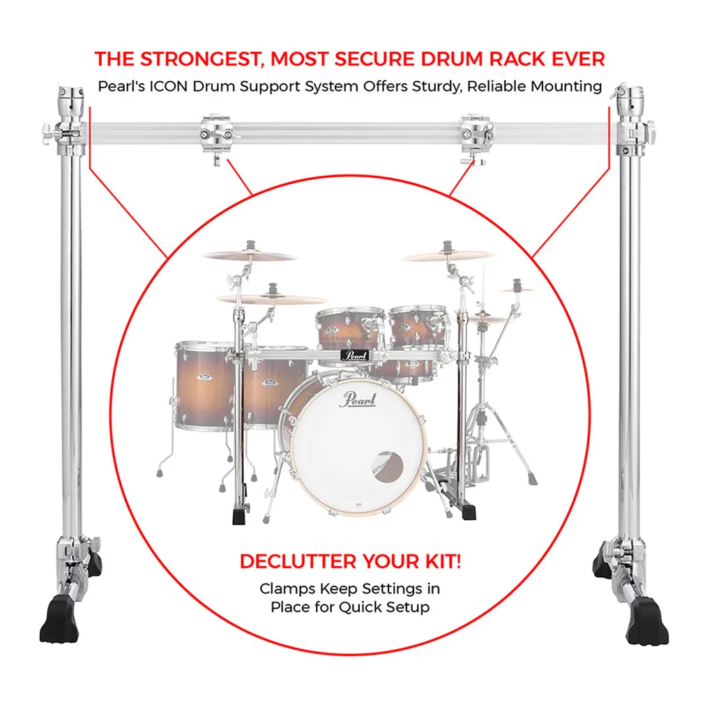 Pearl DR511 Icon Drum Rack - Bridge Style