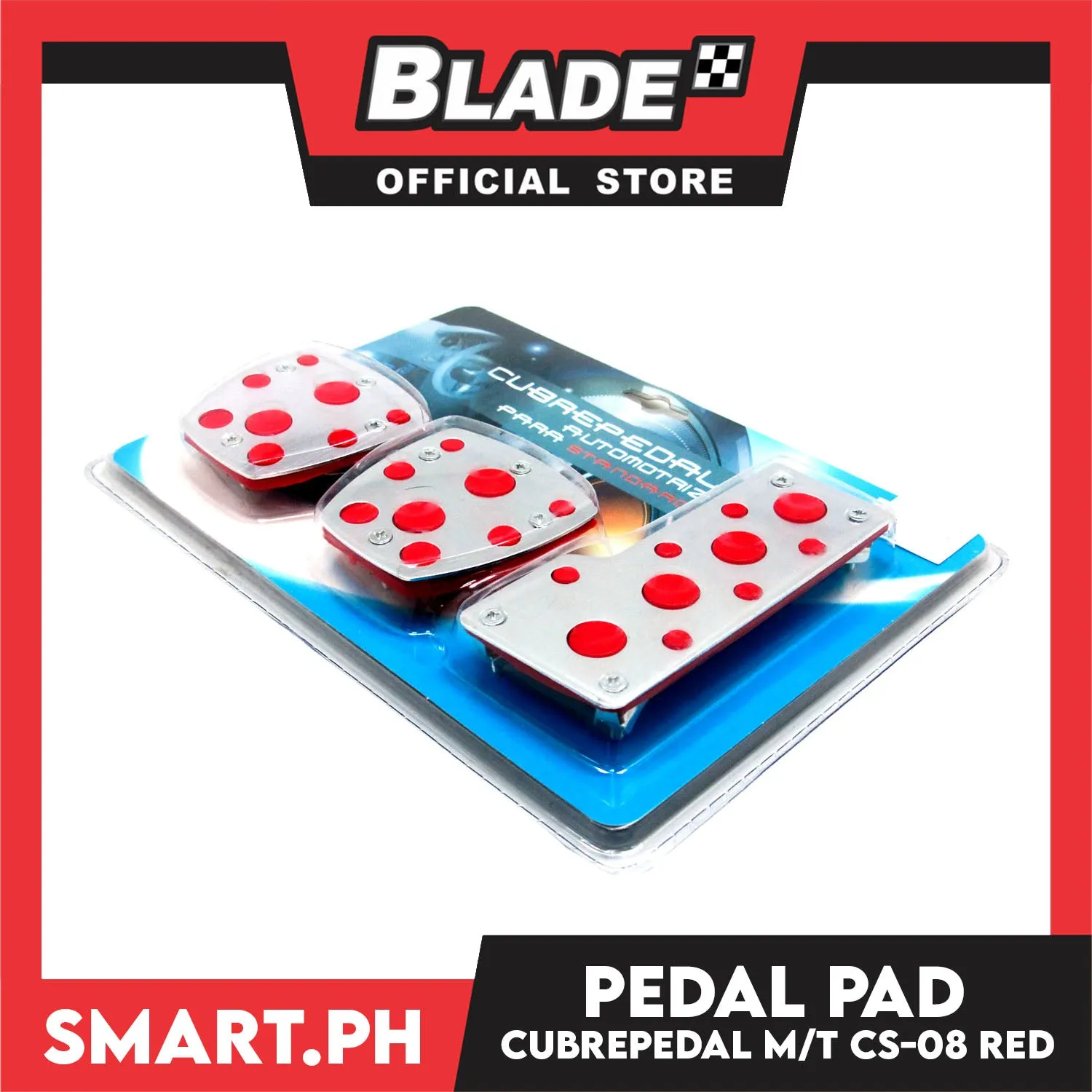 Pedal Pad Cubrepedal Manual Transmission CS-08 (Red)