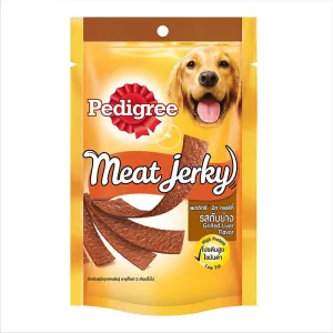 Pedigree Adult Meat Jerky Strix Grilled Liver, Dog Treat 80 g