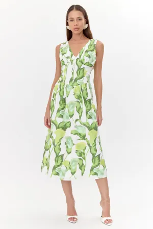 Penelope Faux Corset Embroidered Sundress