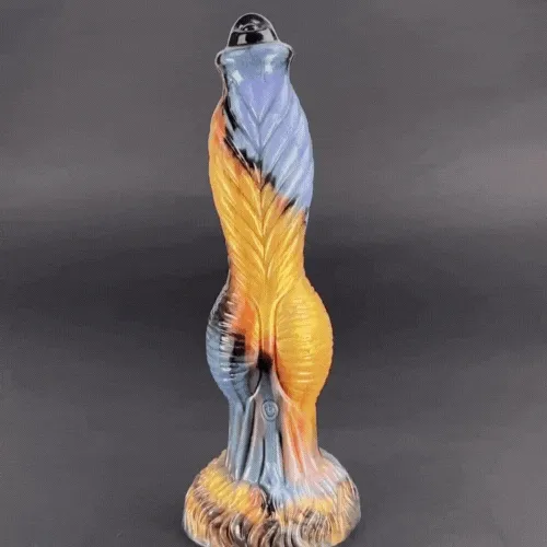 Phoenix - Twisted Unicorn Animal Texture 7 Thrusting Vibrating Big Sucker Monster Dildo 10.23 Inch