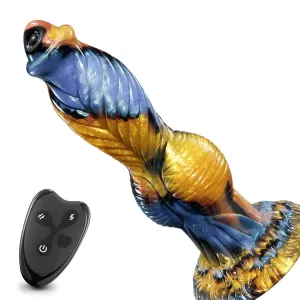 Phoenix - Twisted Unicorn Animal Texture 7 Thrusting Vibrating Big Sucker Monster Dildo 10.23 Inch