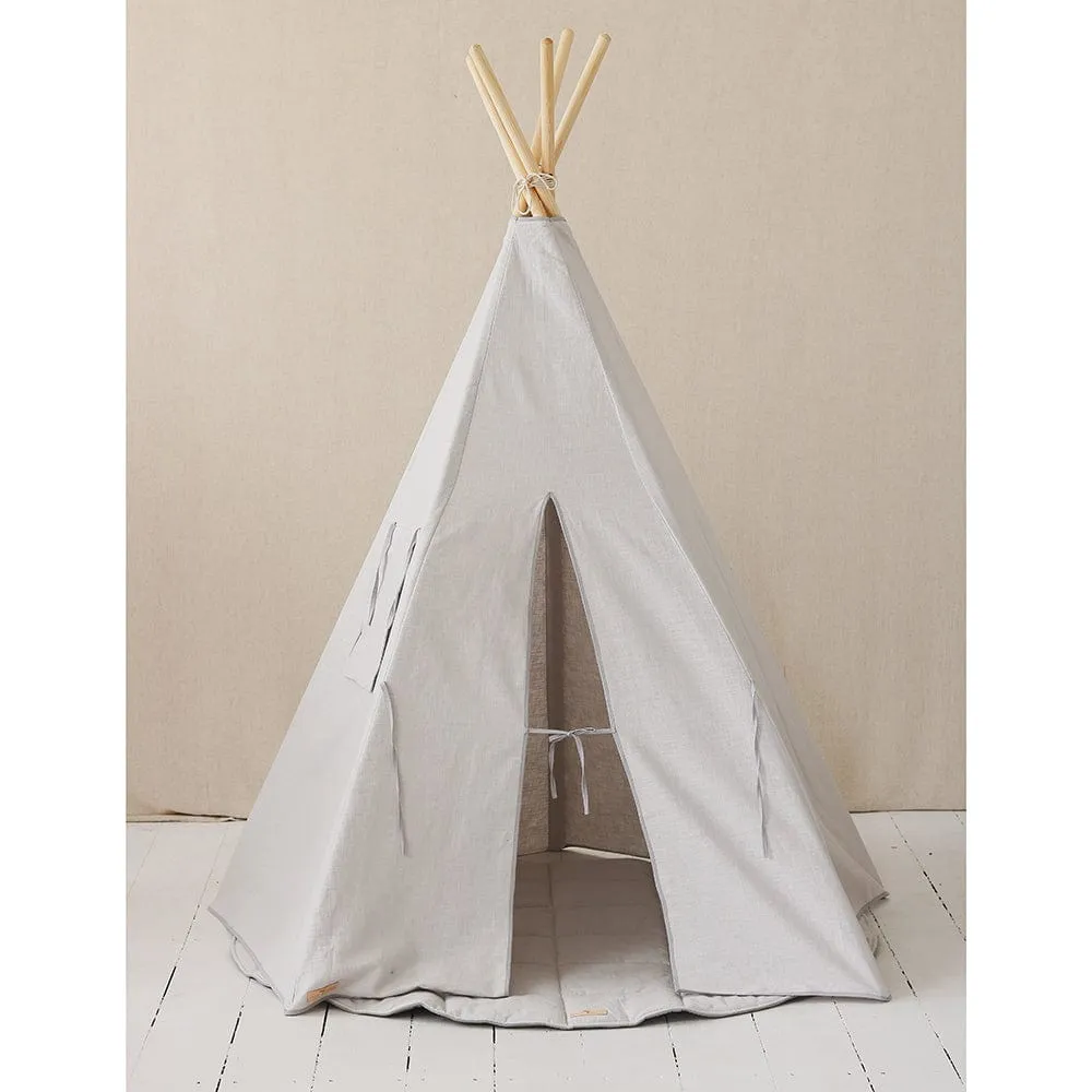 Pigeon Grey Teepee And Mat Set - Grey