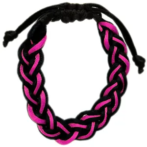 Pink Adjustable Braided Friendship Bracelet