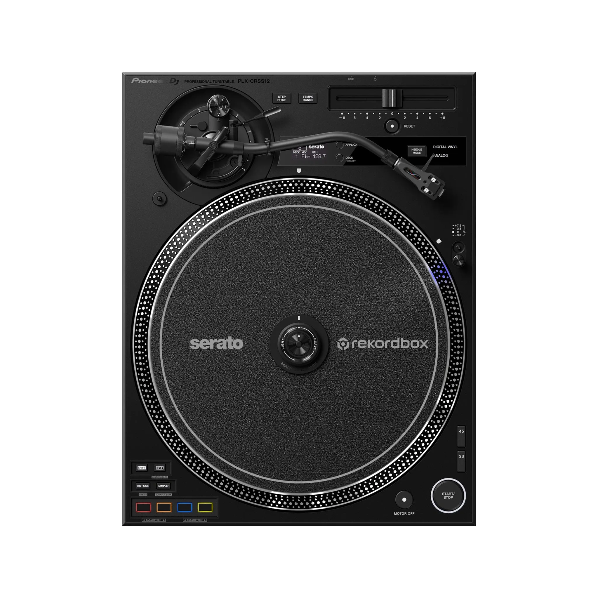 Pioneer PLX-CRSS12 Professional direct drive turntable with DVS control (black)