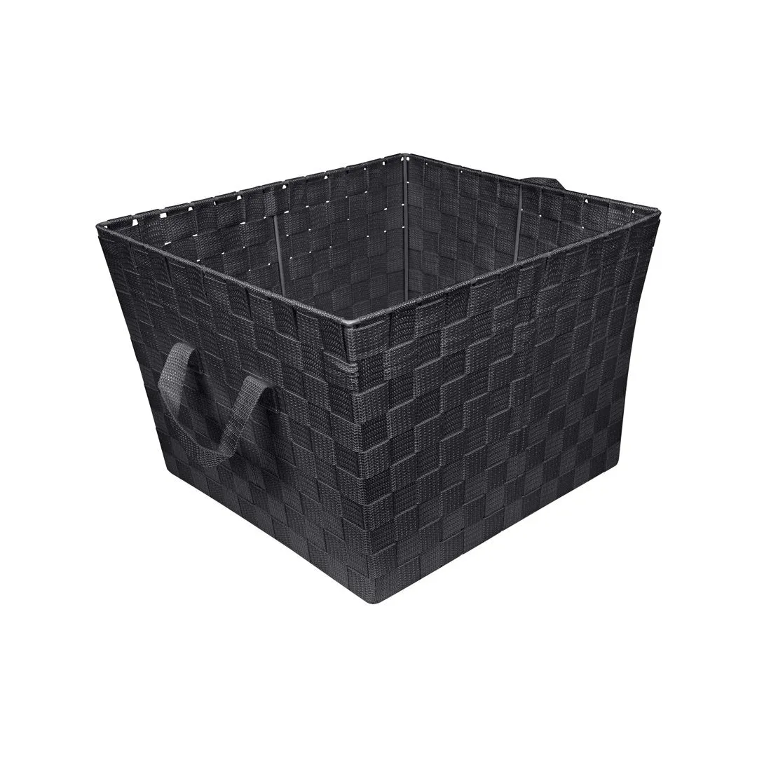 Plastic Basket Zipcode Design™ Color: Black Pack Size: 1, Size: Small