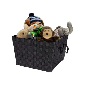 Plastic Basket Zipcode Design™ Color: Black Pack Size: 1, Size: Small