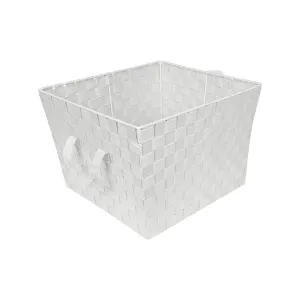 Plastic Basket Zipcode Design™ Color: Heather Gray Pack Size: 1, Size: Large