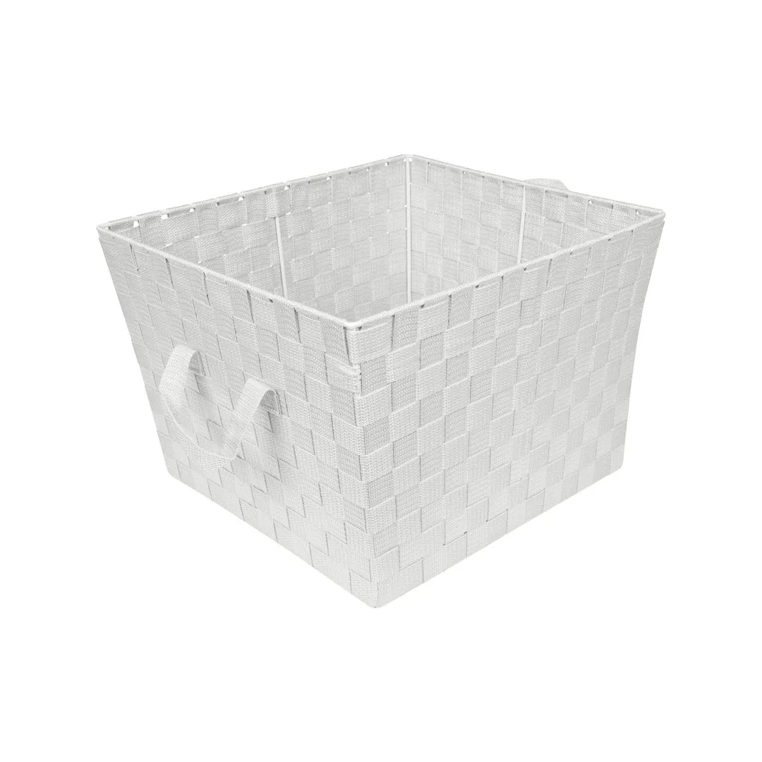 Plastic Basket Zipcode Design™ Color: Heather Gray Pack Size: 1, Size: Large