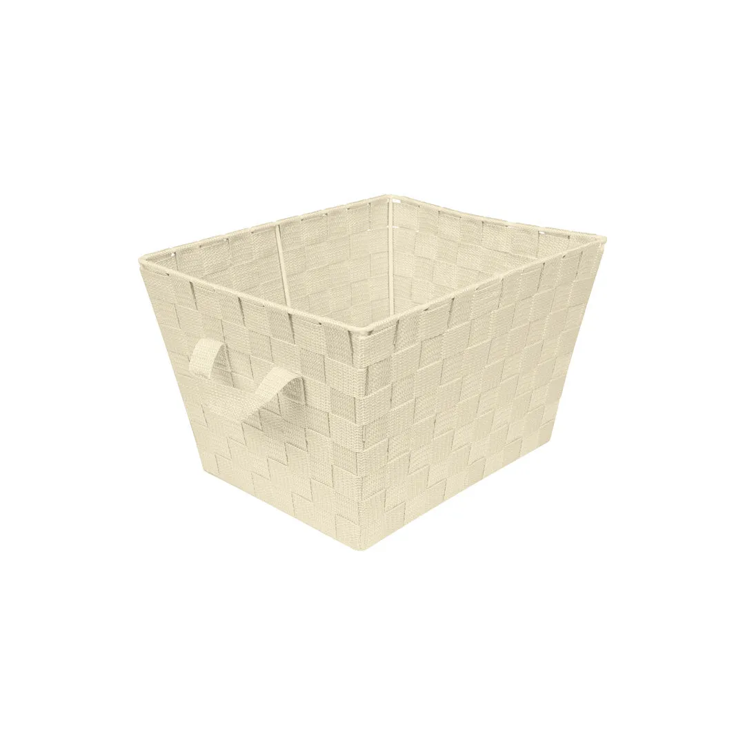 Plastic Basket Zipcode Design™ Color: Ivory Pack Size: 1, Size: Large