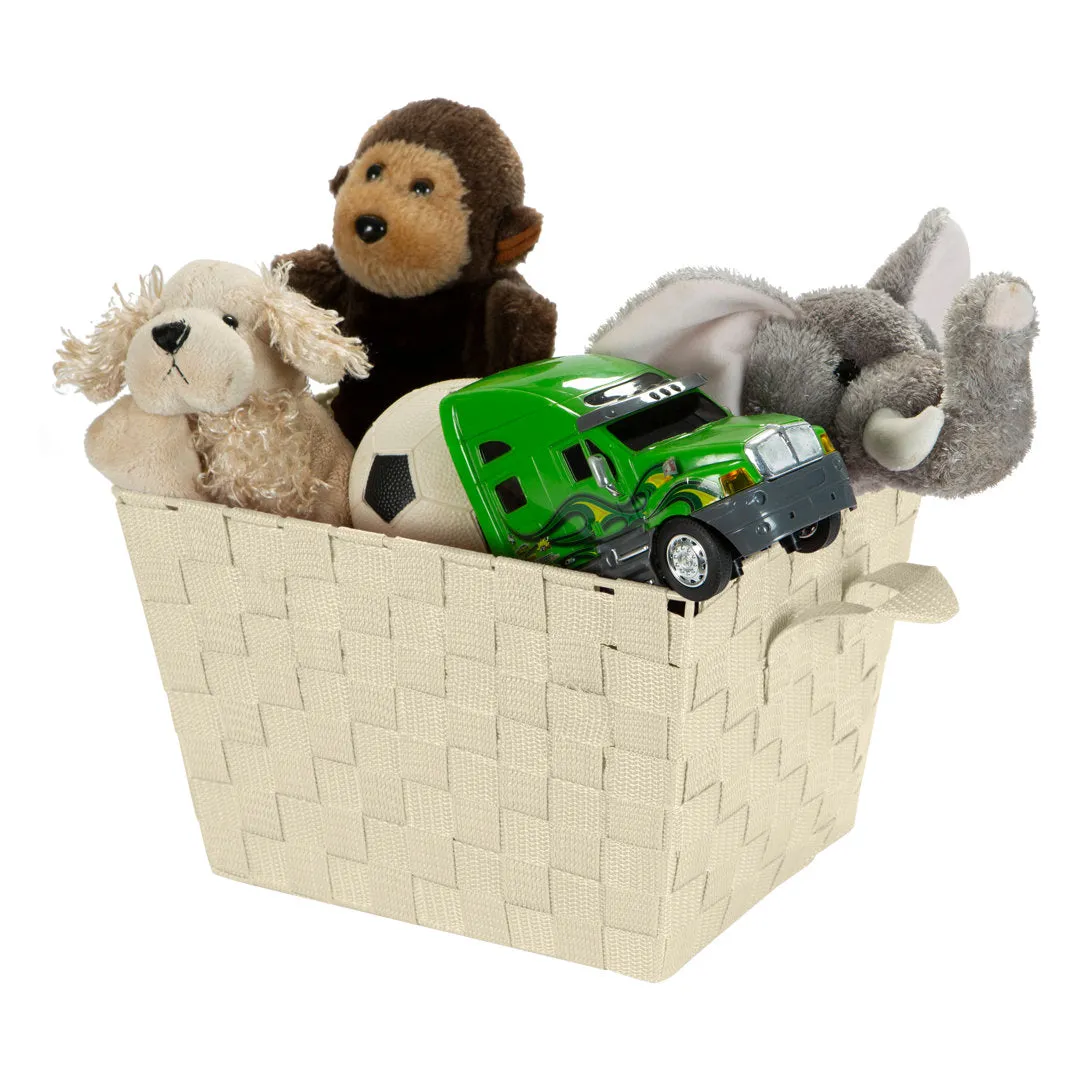Plastic Basket Zipcode Design™ Color: Ivory Pack Size: 1, Size: Large