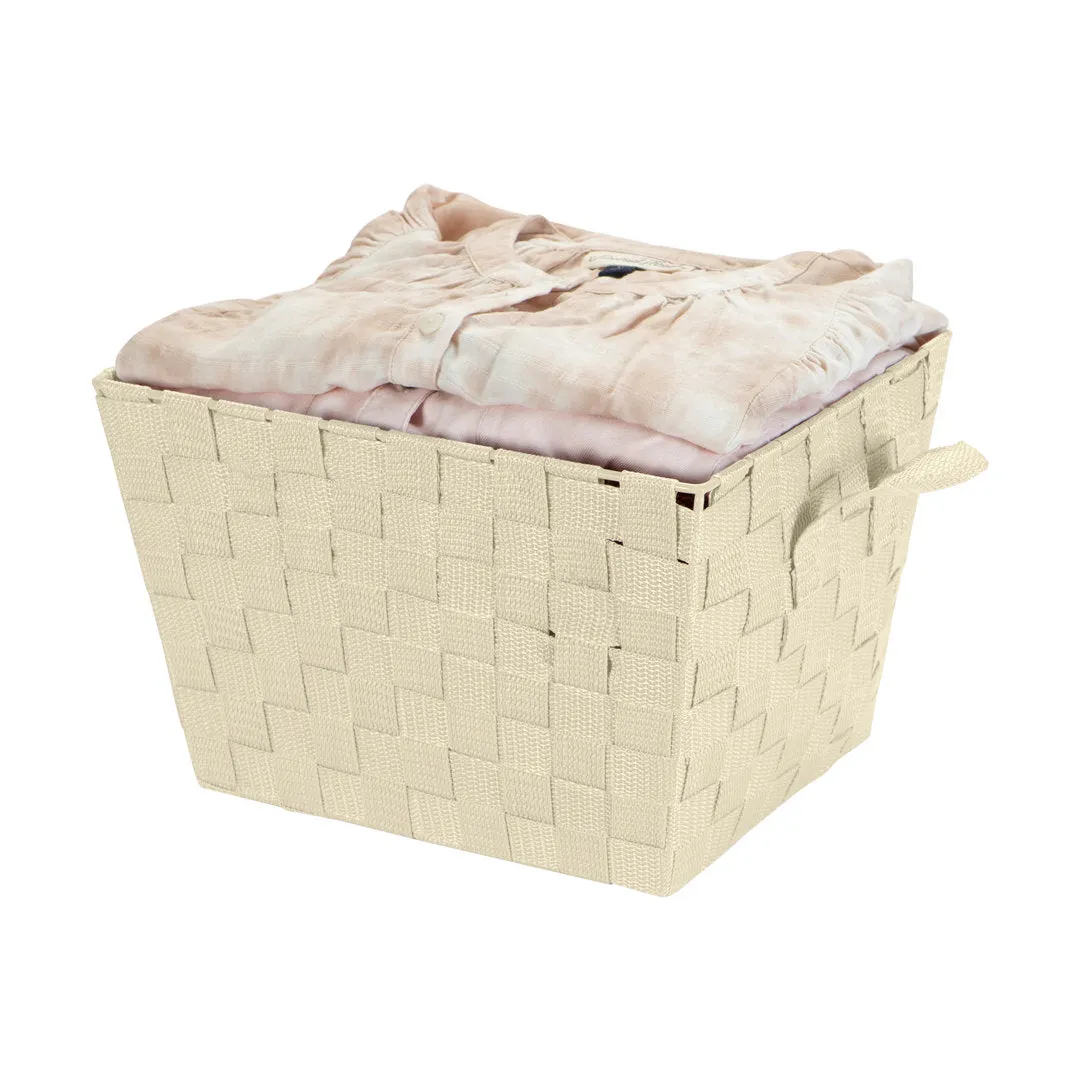 Plastic Basket Zipcode Design™ Color: Ivory Pack Size: 1, Size: Large