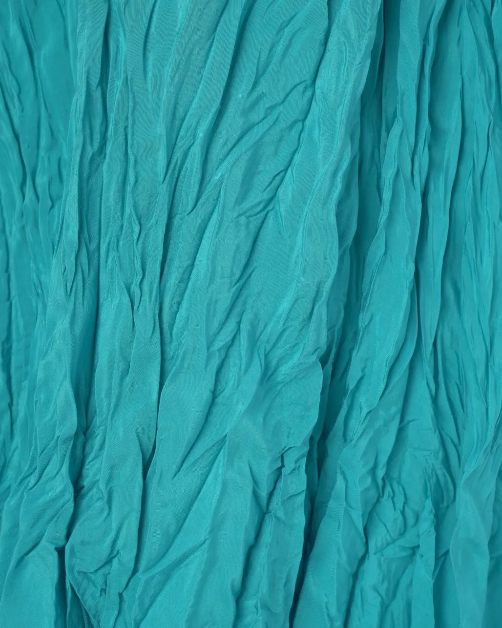 Pleated Crinkled Maxi Slip Dress