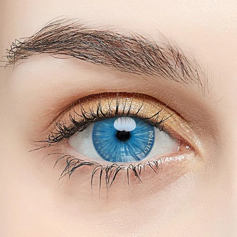 Pollyeye New York Blue Colored Contact Lenses