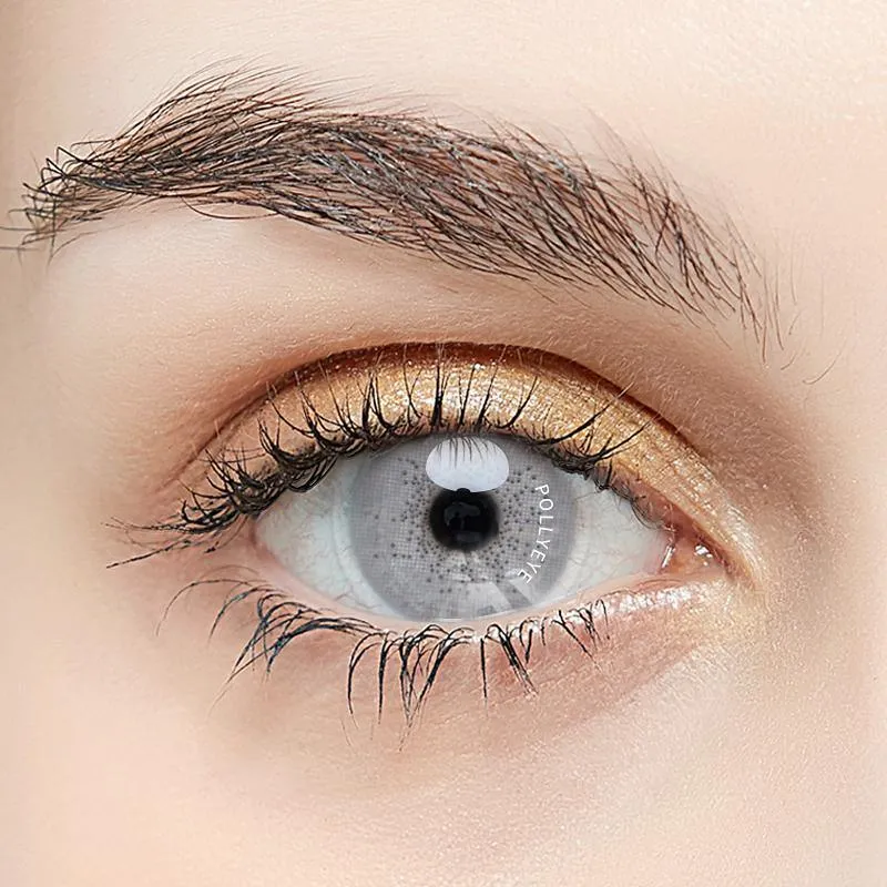 Pollyeye Ocean Grey Colored Contact Lenses