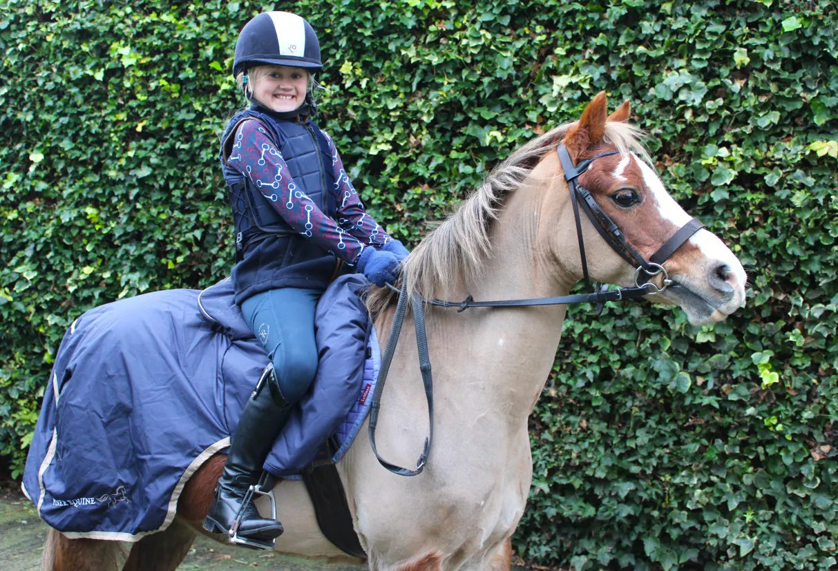 Pony Navy Summer Weight Waterproof Ride - On Exercise Sheet