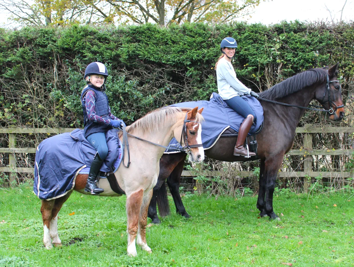 Pony Navy Summer Weight Waterproof Ride - On Exercise Sheet